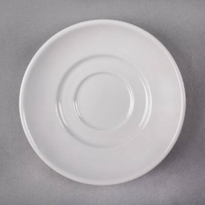 Libbey 999023500 Rigel Constellation 6" Round Lunar Bright White Porcelain Saucer