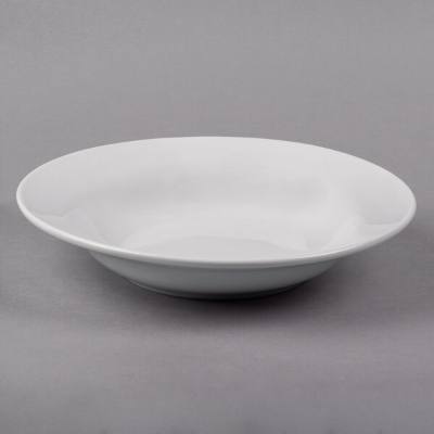 Libbey 999023740 Rigel Constellation 11 oz. Lunar Bright White Porcelain Rim Deep Soup Bowl