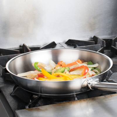 Vollrath 3811 Optio 11" Stainless Steel Fry Pan, Aluminum-Clad Bottom