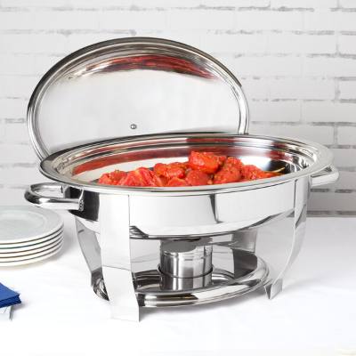 Vollrath 46500 Orion Lift-Off 6 Qt. Large Oval Chafer