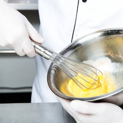 Vollrath 47280 Jacob's Pride 10" French Whisk, Stainless Handle