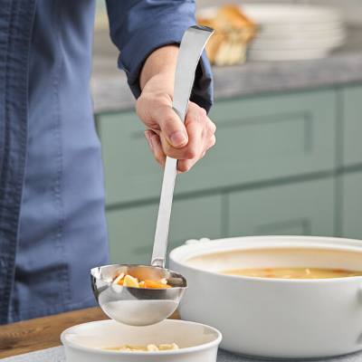 Vollrath 47892 6 oz. Two-Piece Stainless Serving Ladle