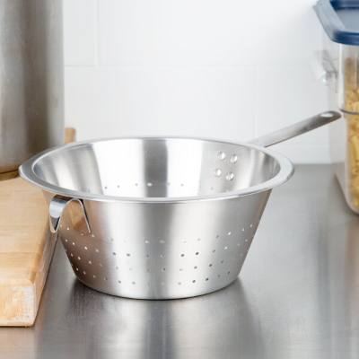 Vollrath 47960 10 3/8" x 4" Stainless Steel Strainer / Spaghetti Cooker