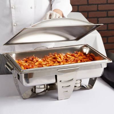 Vollrath 49520 Maximillian 9 Qt. Rectangular Full Size Chafer
