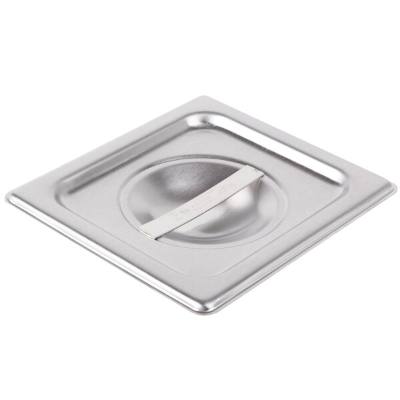 Vollrath 75160 Super Pan V® 1/6 Size Solid Stainless Steel Pan Cover
