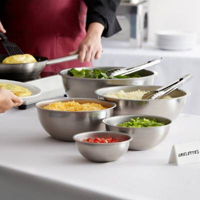 Vollrath HD5PCKT 5-Piece Heavy-Duty Stainless Mixing Bowl Set (0.75, 1.5, 3, 5, 8 Qt.)