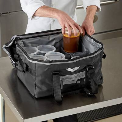 Vollrath VDBM500 5-Series Medium Insulated Beverage Bag, 12-compartment (12 large drinks)