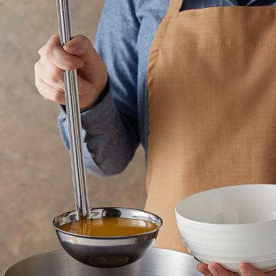 Vollrath 46822 12 oz. Stainless One-Piece Ladle