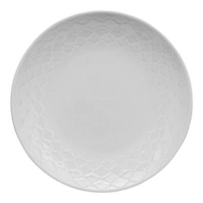 Libbey Samira 11 1/8" White Porcelain Plate