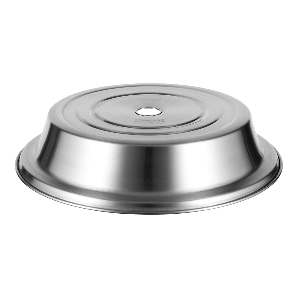 Reserve by Libbey Parisian 11" Stainless Steel Plate Cover - 12/Case