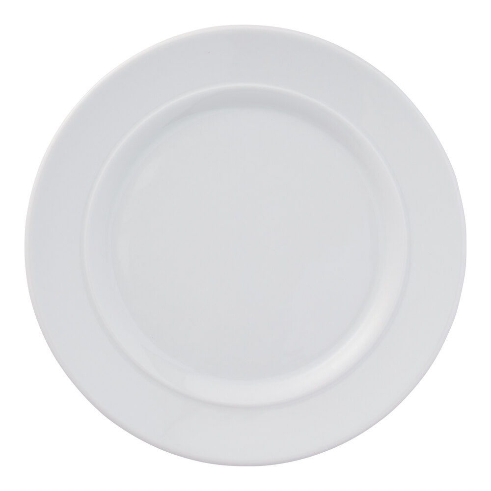 Reserve by Libbey Parisian 8 3/8" Round Porcelain Plate - 12/Case