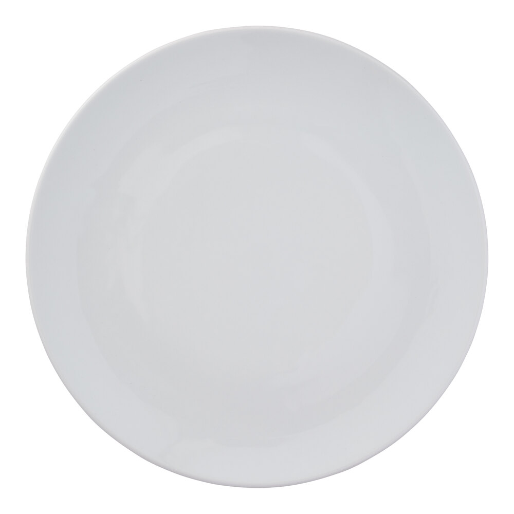 Reserve by Libbey Parisian 7 15/16" Round Porcelain Coupe Plate - 12/Case
