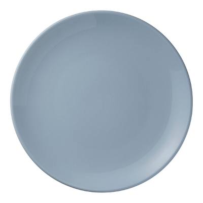 Libbey Porcelana Color 10 1/2" Mist Round Porcelain Coupe Plate