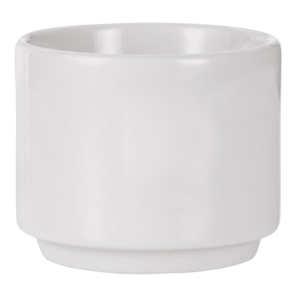 Reserve by Libbey Parisian 2 oz. Porcelain Egg Dish - 24/Case