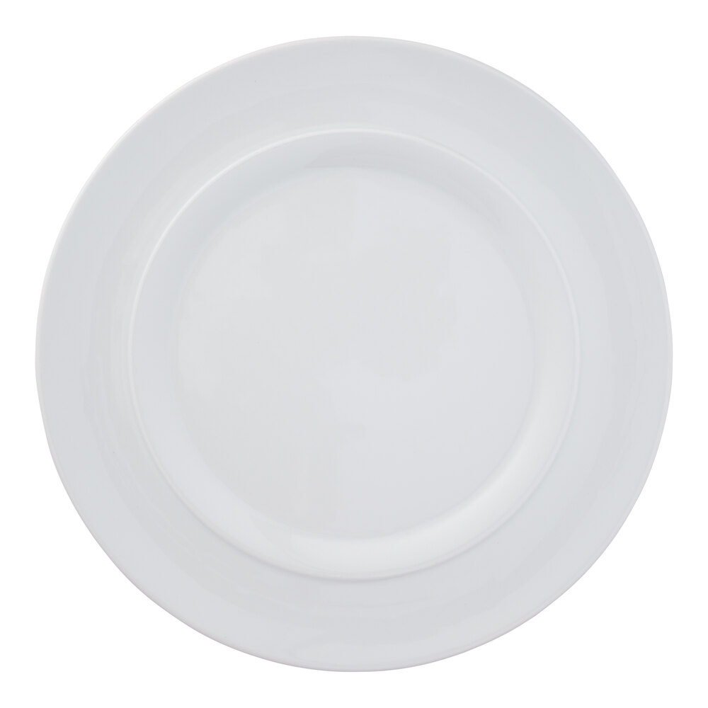 Reserve by Libbey Parisian 12 3/8" Round Porcelain Plate - 12/Case