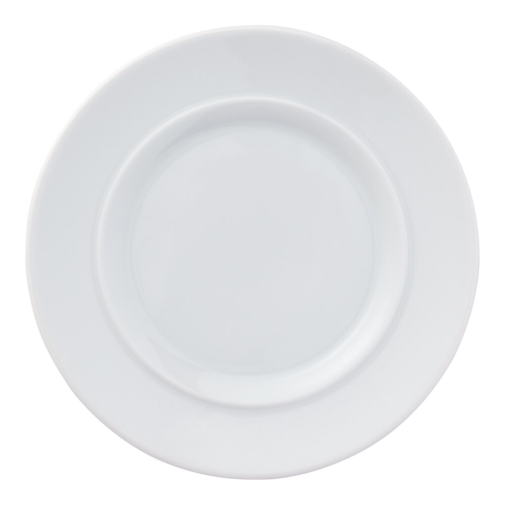 Reserve by Libbey Parisian 6 1/2" Round Porcelain Plate - 24/Case