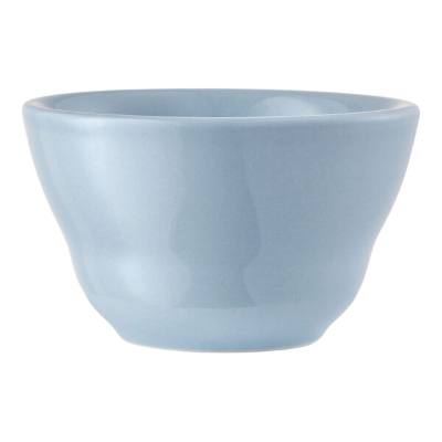 Libbey Porcelana Color 7 oz. Mist Round Porcelain Bouillon Bowl