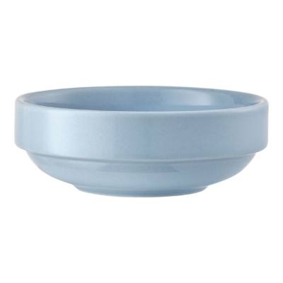 Libbey Porcelana Color 6 oz. Mist Stackable Round Porcelain Bowl