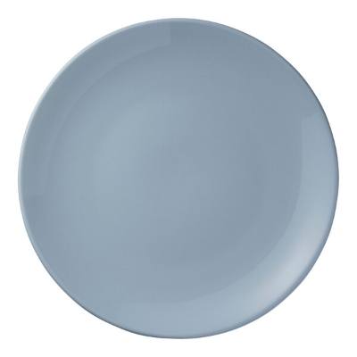 Libbey Porcelana Color 11 1/4" Mist Round Porcelain Coupe Plate