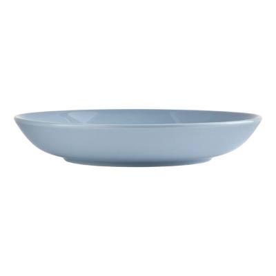 Libbey Porcelana Color 30 oz. Mist Round Low Porcelain Bowl