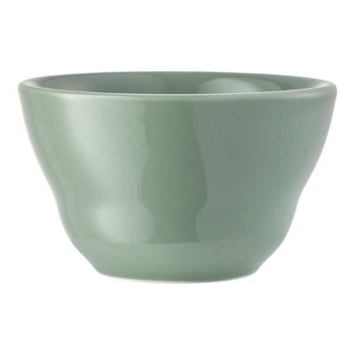 Libbey Porcelana Color 7 oz. Moss Round Porcelain Bouillon Bowl