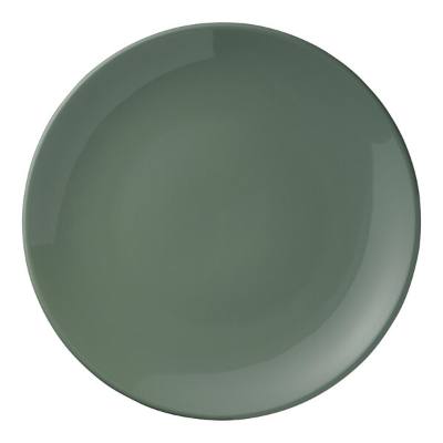 Libbey Porcelana Color 11 1/4" Moss Round Porcelain Coupe Plate