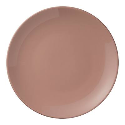Libbey Porcelana Color 11 1/4" Coral Round Porcelain Coupe Plate