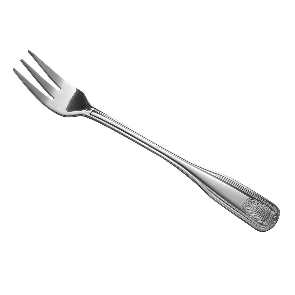 Libbey Brandware 127 029 Coral 6" 18/0 Stainless Steel Heavy Weight Cocktail Fork - 36/Case