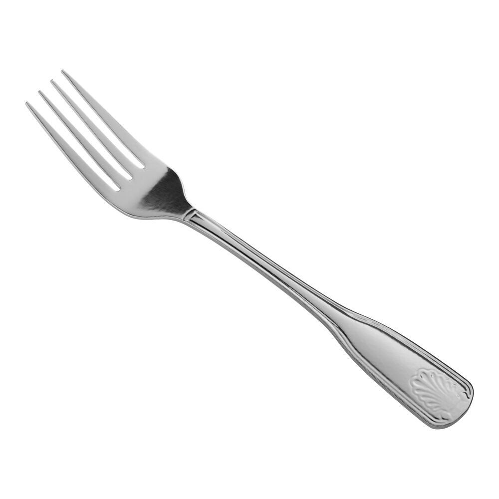 Libbey Brandware 127 030 Coral 7 5/8" 18/0 Stainless Steel Heavy Weight Dinner Fork - 36/Case