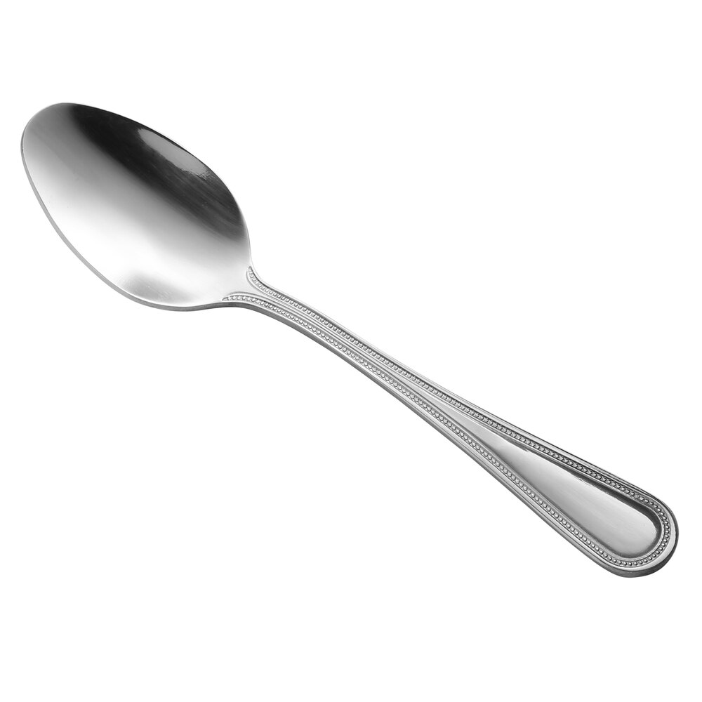 Libbey Brandware 130 002 Harbour 7 1/4" 18/0 Stainless Steel Heavy Weight Dessert Spoon - 36/Case