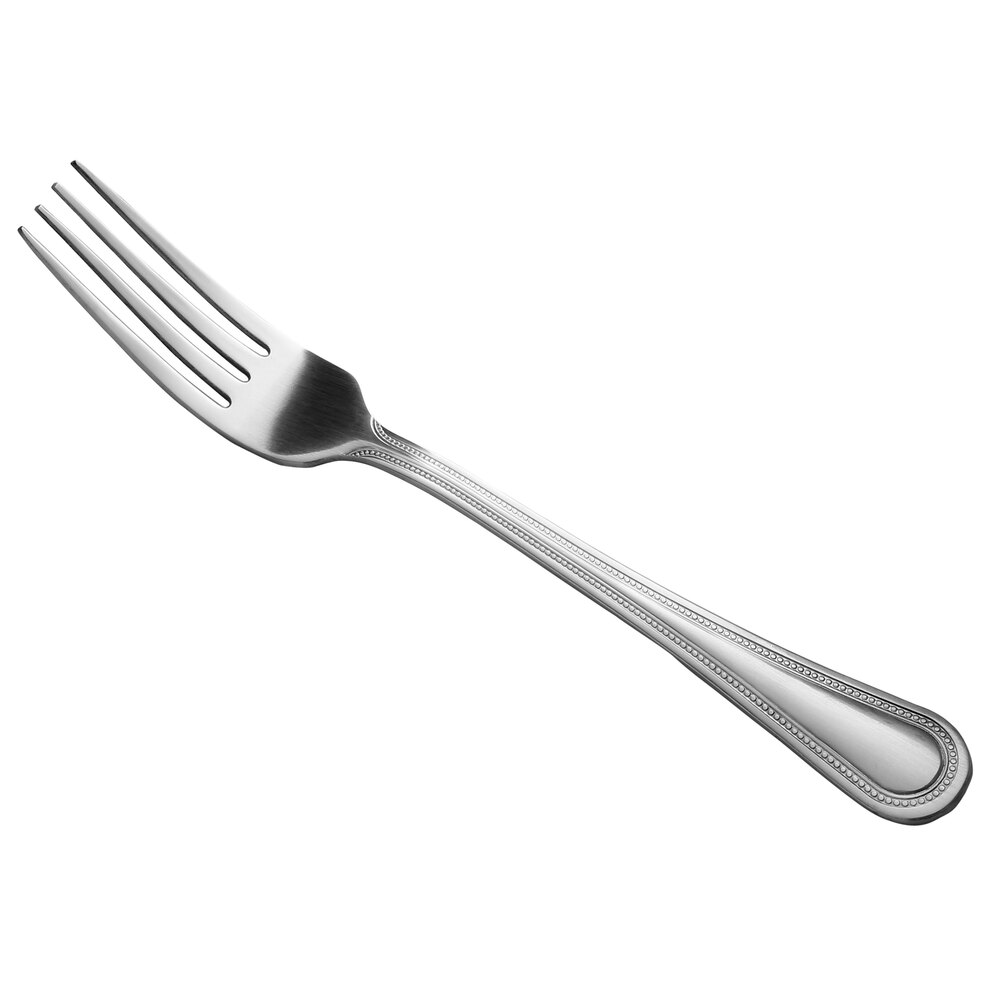Libbey Brandware 130 039 Harbour 8 1/8" 18/0 Stainless Steel Heavy Weight European Dinner Fork - 36/Case