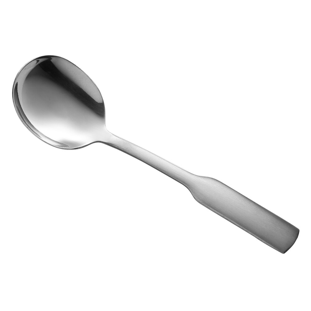 Libbey Brandware 136 016 Colony 6" 18/0 Stainless Steel Medium Weight Bouillon Spoon - 36/Case