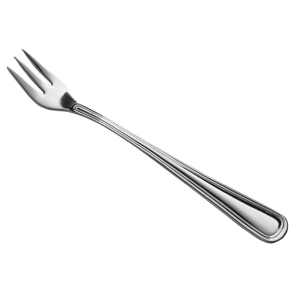 Libbey Brandware 139 029 Classic Rim 5 1/2" 18/0 Stainless Steel Medium Weight Cocktail Fork - 36/Case