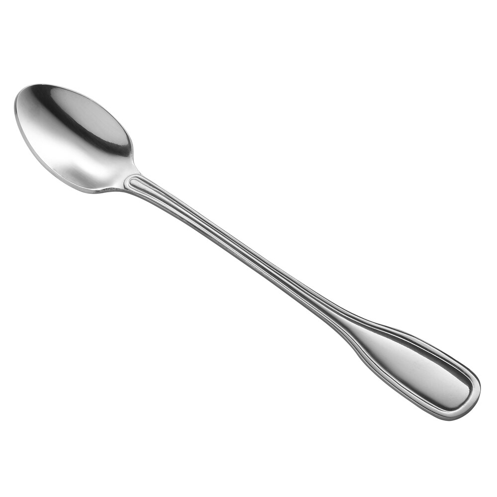 Libbey Brandware 145 021 Wellington 7 1/2" 18/0 Stainless Steel Heavy Weight Iced Tea Spoon - 36/Case