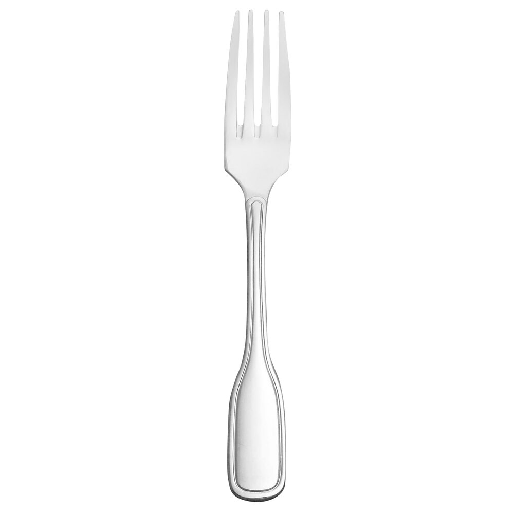 Libbey Brandware 145 030 Wellington 7 1/2" 18/0 Stainless Steel Heavy Weight Dessert Fork - 36/Case