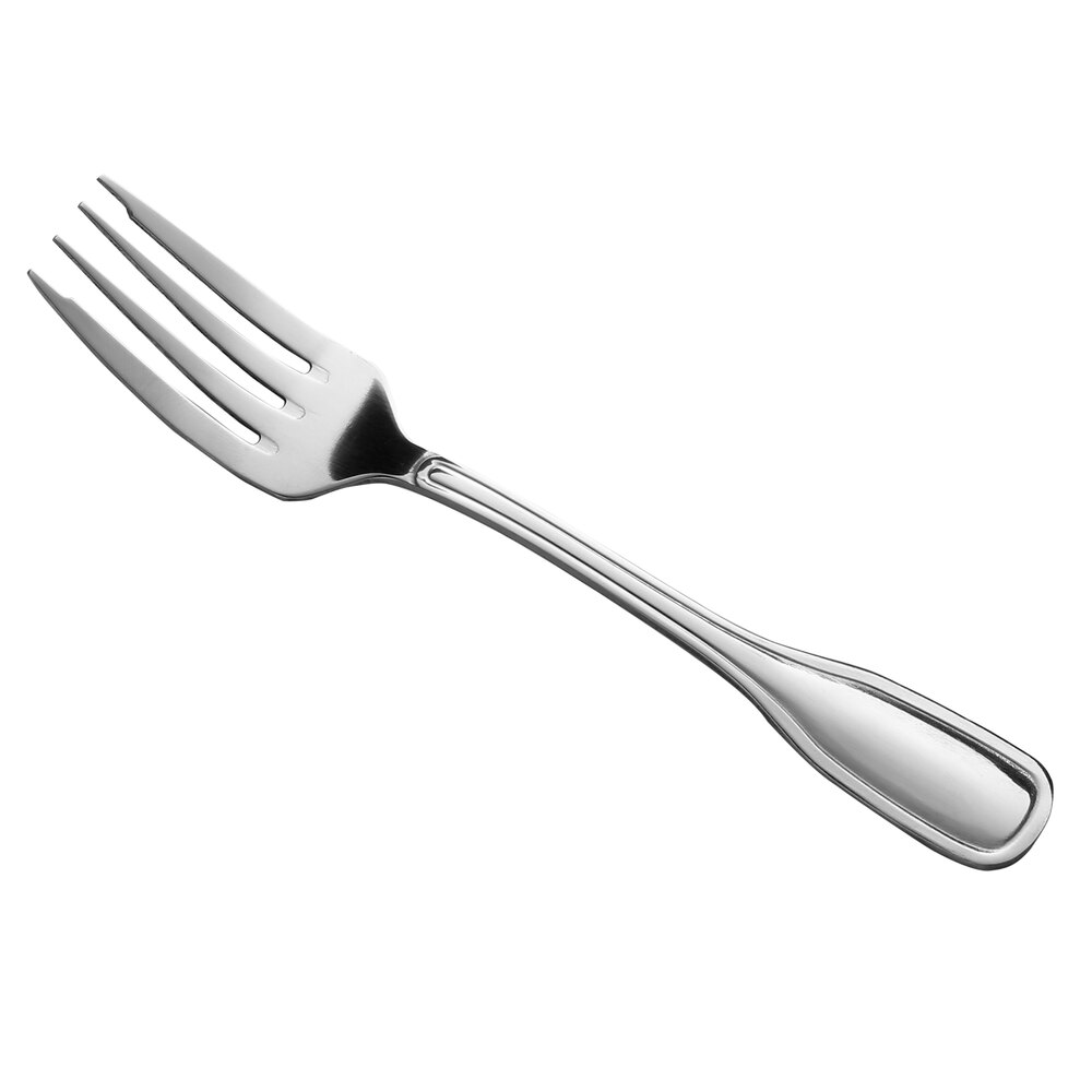 Libbey Brandware 145 038 Wellington 6 1/2" 18/0 Stainless Steel Heavy Weight Salad Fork - 36/Case