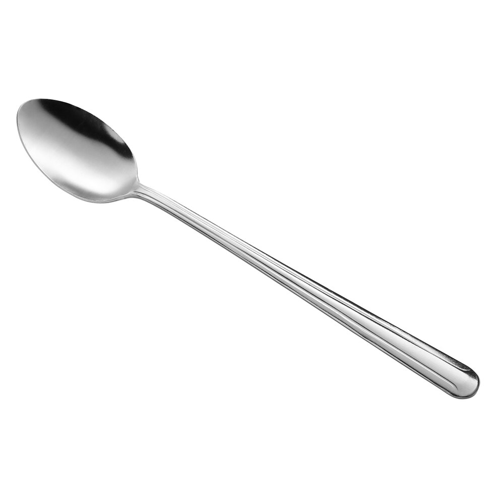 Libbey Brandware 147 021 Dominion 8" 18/0 Stainless Steel Heavy Weight Iced Tea Spoon - 36/Case