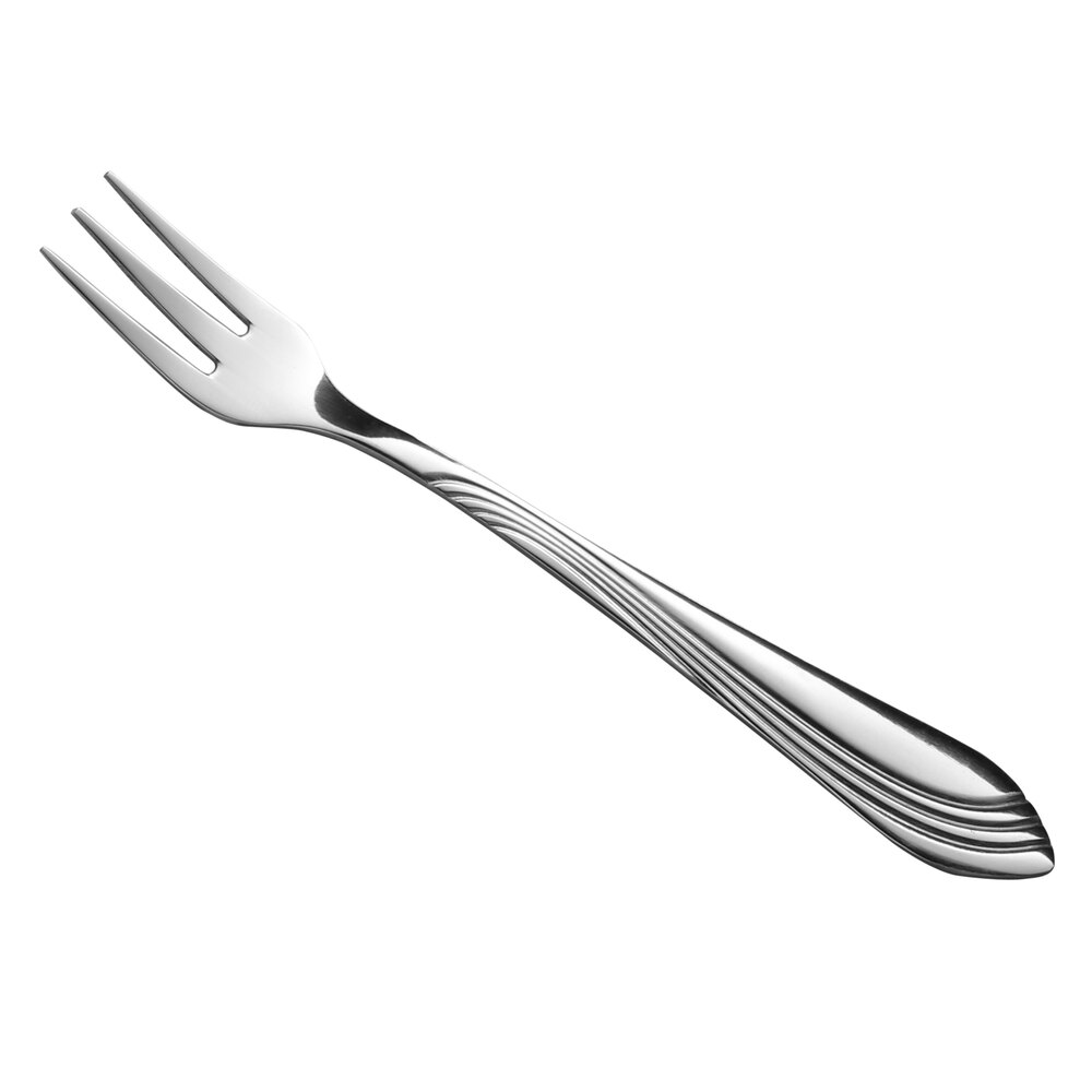 Libbey Brandware 148 029 Riva 5 5/8" 18/0 Stainless Steel Medium Weight Cocktail Fork - 36/Case
