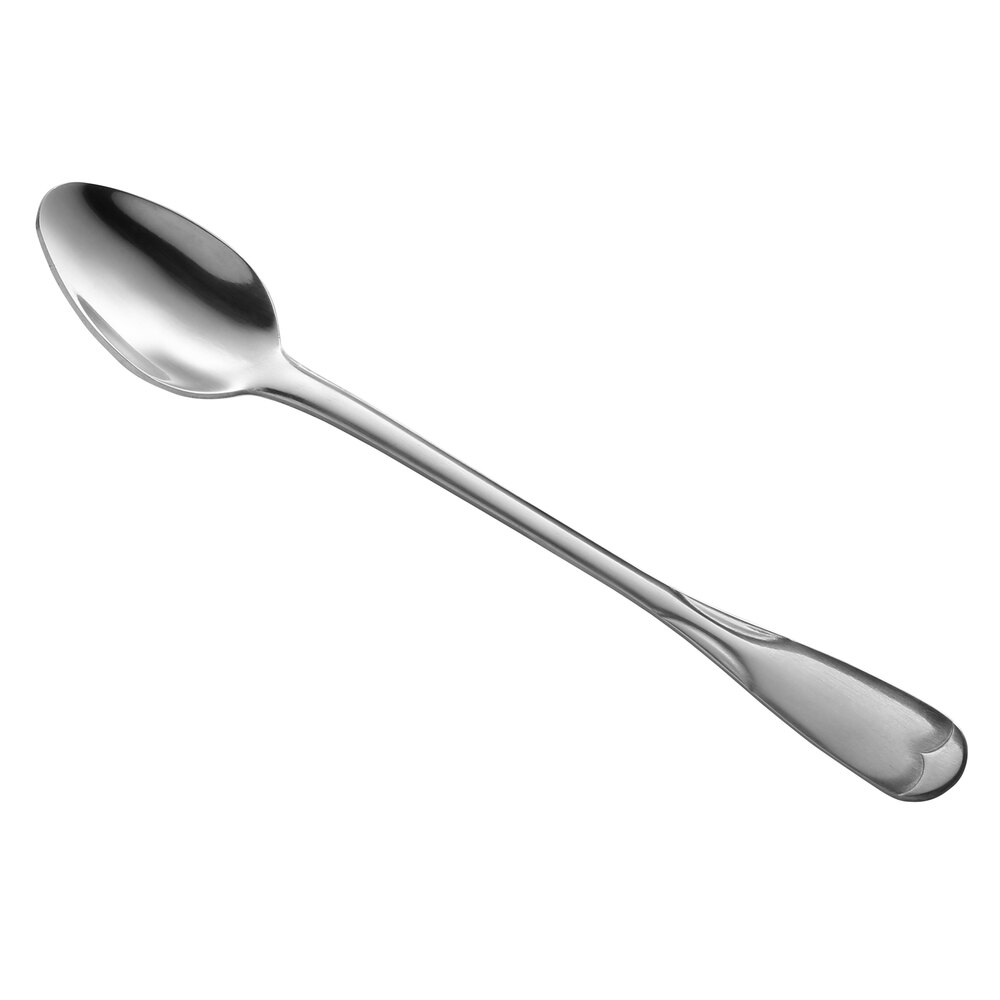 Libbey Brandware 149 021 Kendra 7 3/8" 18/0 Stainless Steel Medium Weight Iced Tea Spoon - 36/Case
