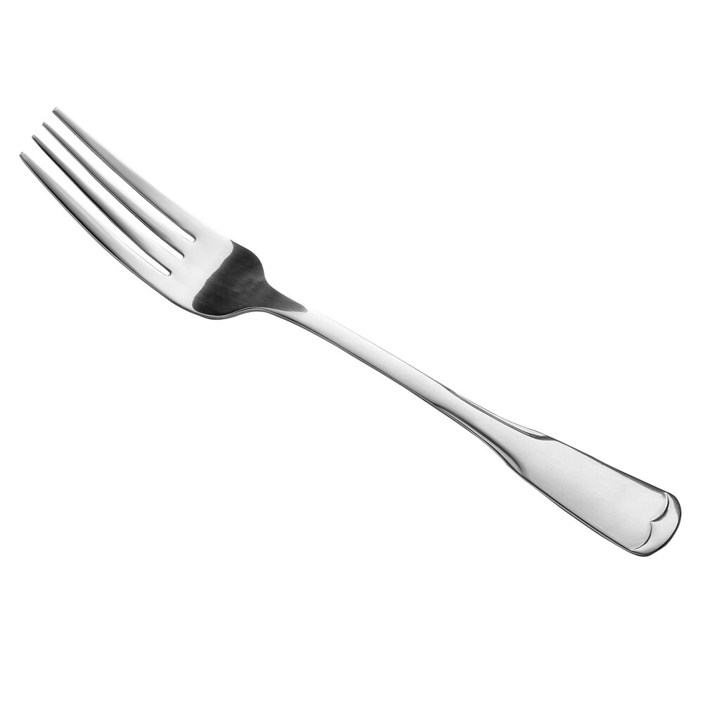 Libbey Brandware 149 039 Kendra 8" 18/0 Stainless Steel Medium Weight European Dinner Fork - 36/Case