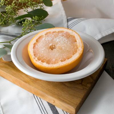 Libbey 1502-20155 Empire 8 oz. Alpine White Porcelain Grapefruit Bowl