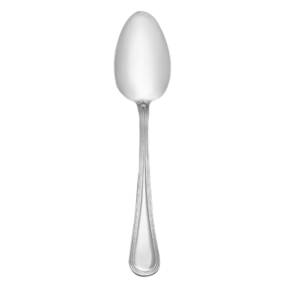 Libbey Brandware 160 001 Geneva 6" 18/0 Stainless Steel Medium Weight Teaspoon - 36/Case