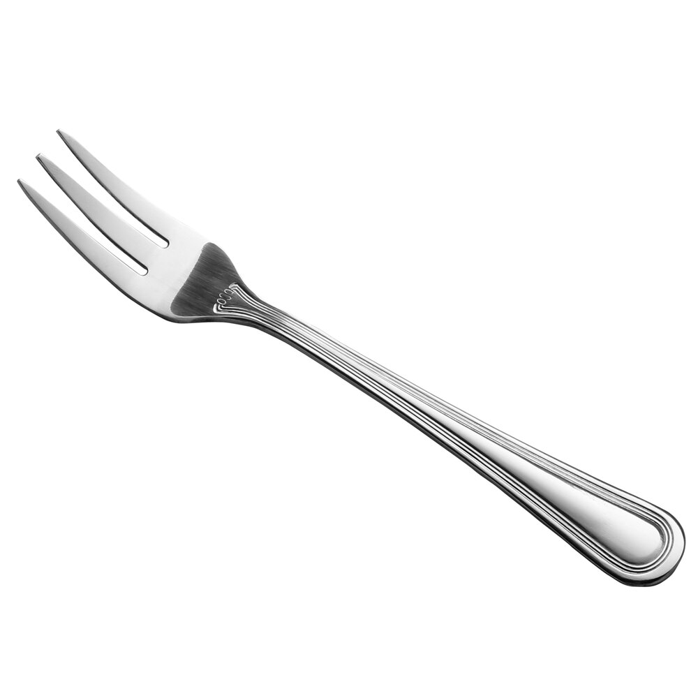 Libbey Brandware 160 029 Geneva 5 1/2" 18/0 Stainless Steel Medium Weight Cocktail Fork - 36/Case