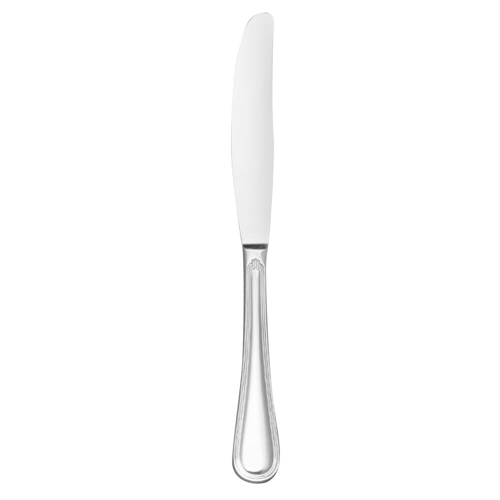 Libbey Brandware 160 5501 Geneva 8 7/8" 18/0 Stainless Steel Medium Weight Dinner Knife - 12/Case