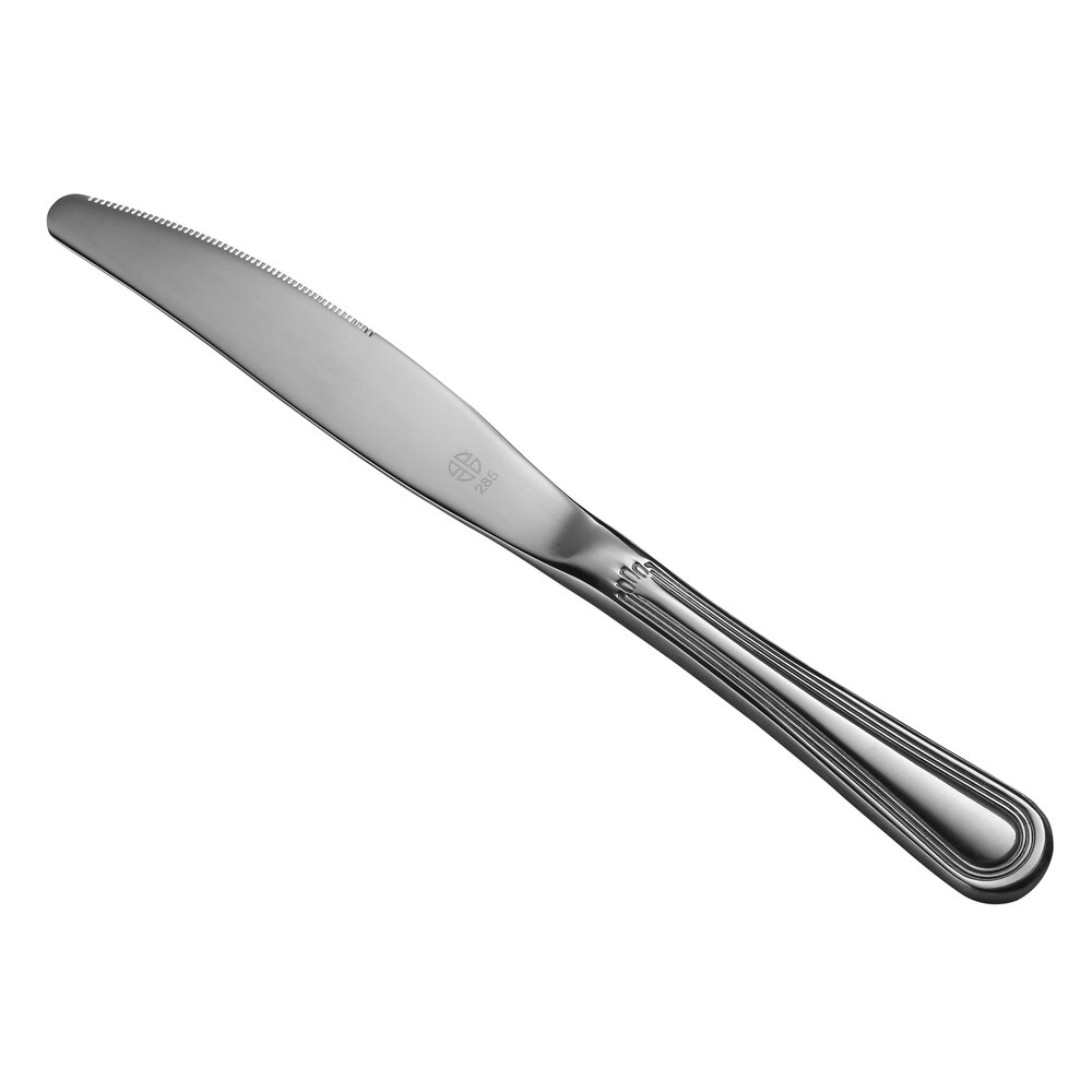 Libbey Brandware 160 5921 Geneva 8 7/8" 18/0 Stainless Steel Medium Weight Dessert Knife - 12/Case