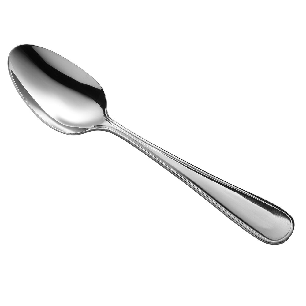 Libbey Brandware 162 002 Huron 6 15/16" 18/0 Stainless Steel Heavy Weight Dessert Spoon - 36/Case