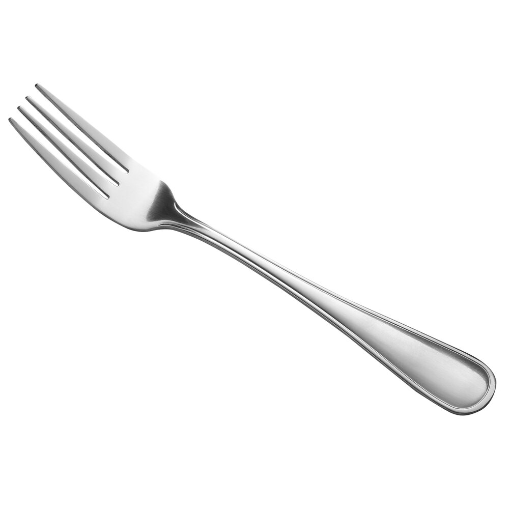 Libbey Brandware 162 039 Huron 8" 18/0 Stainless Steel Heavy Weight European Dinner Fork - 36/Case