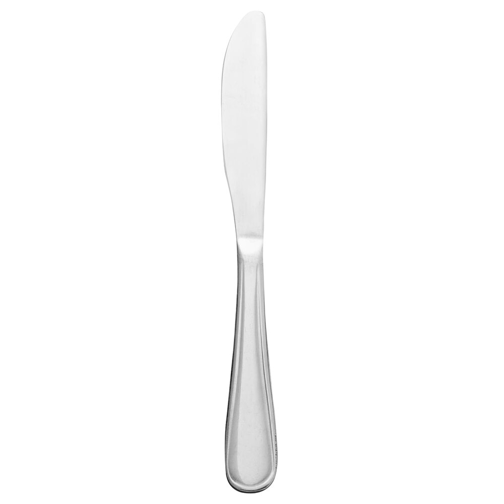 Libbey Brandware 162 5501 Huron 8 3/8" 18/0 Stainless Steel Heavy Weight Dinner Knife - 12/Case