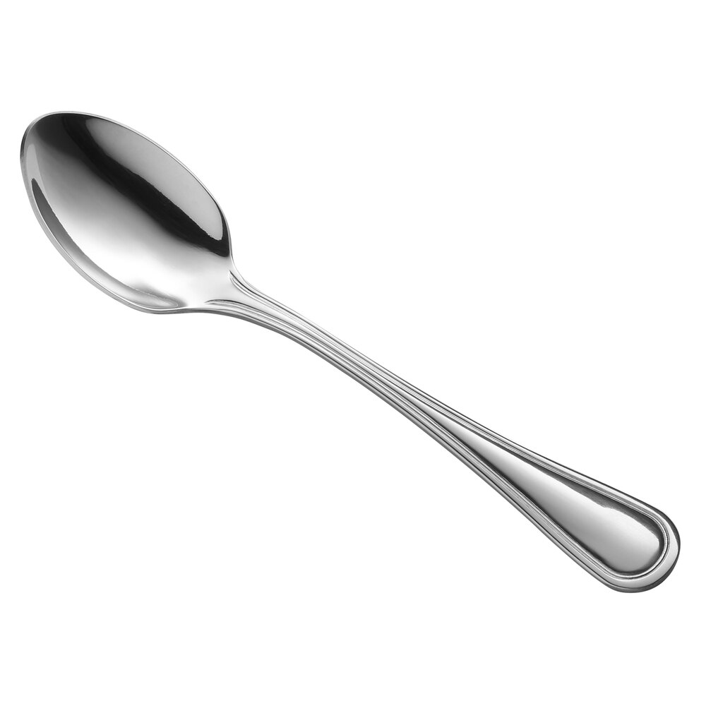 Libbey Brandware 164 002 McIntosh 7 1/2" 18/0 Stainless Steel Heavy Weight Dessert Spoon - 36/Case
