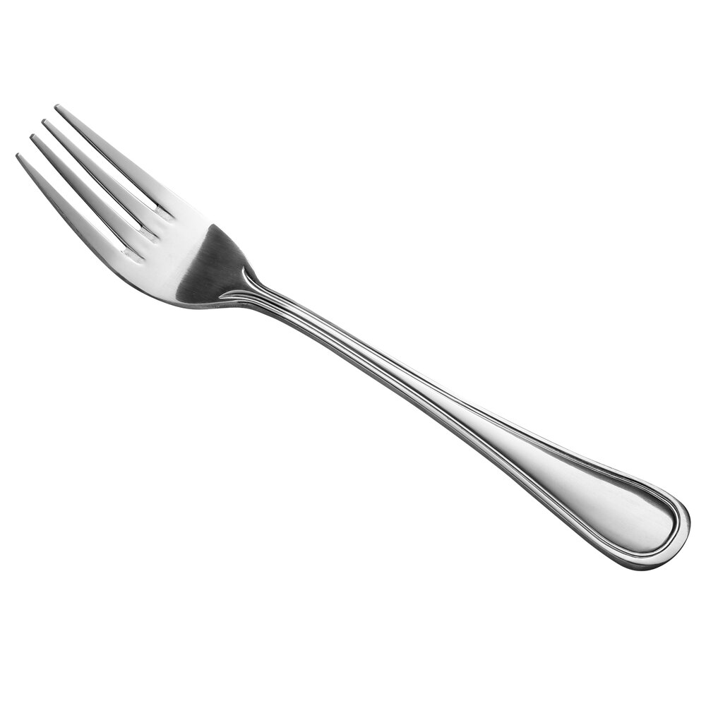 Libbey Brandware 164 027 McIntosh 7 7/8" 18/0 Stainless Steel Heavy Weight Dinner Fork - 36/Case